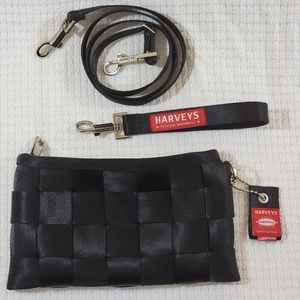 Harveys Black Convertible Seatbelt Bag